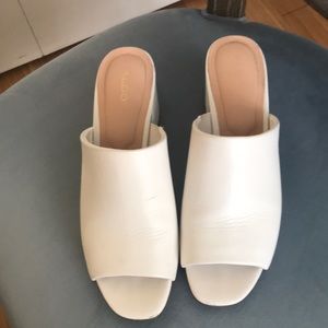 Aldo white sandals